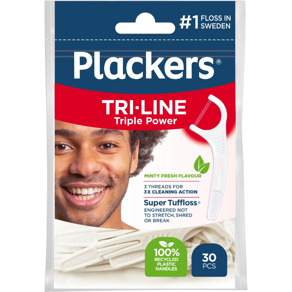 PLACKERS Tri-Line hammaslanka hammasvälien puhdistukseen
