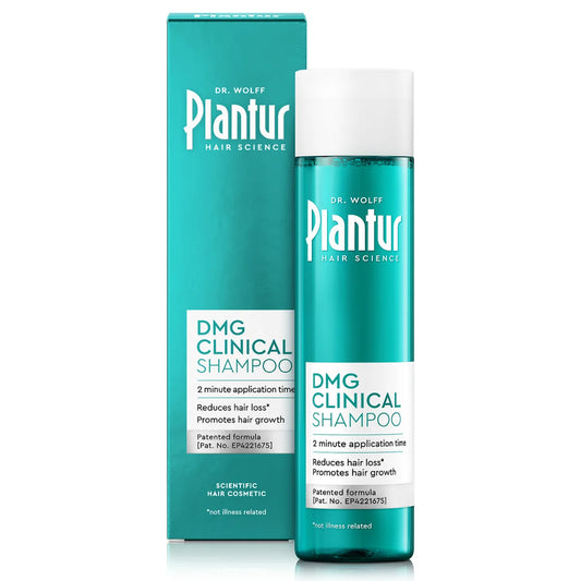 Plantur DMG Clinical Shampoo 250 ml – vahvistava ja stimuloiva shampoo hiustenlähtöön