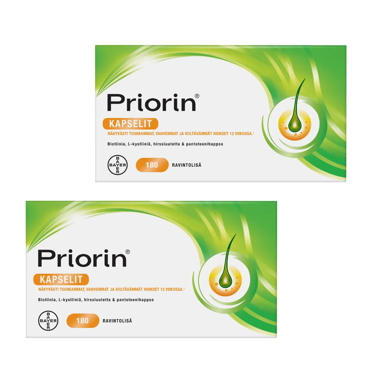 Priorin kapselit 2x180 kpl tuplapakkaus edullisemmin