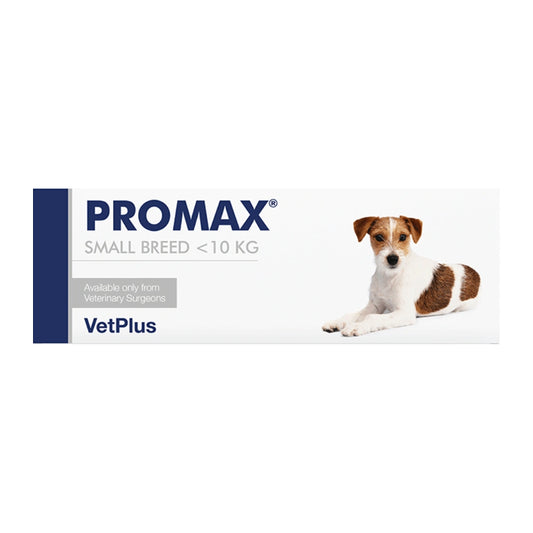 PROMAX Small Breed 9 ml kolmitehoinen ravintolisä koirien ja kissojen suolistohäiriöihin