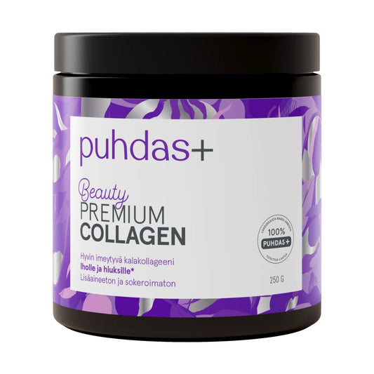 PUHDAS+ Beauty premium collagen jauhe 250 g