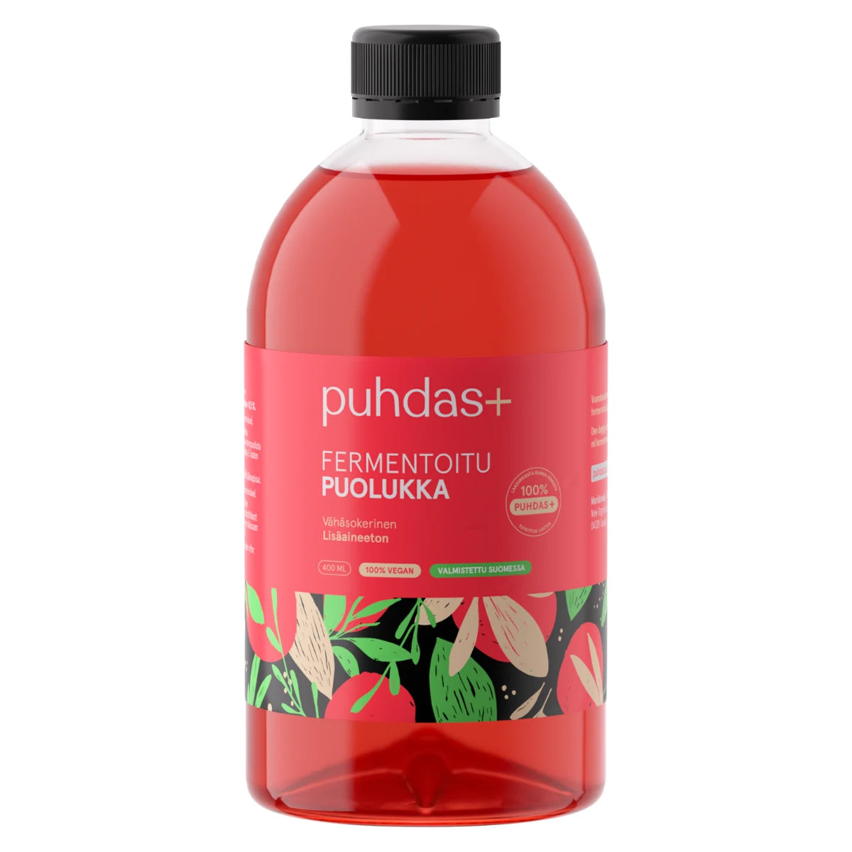 Puhdas+ Fermentoitu Puolukka 400 ml – kotimainen puolukkavalmiste
