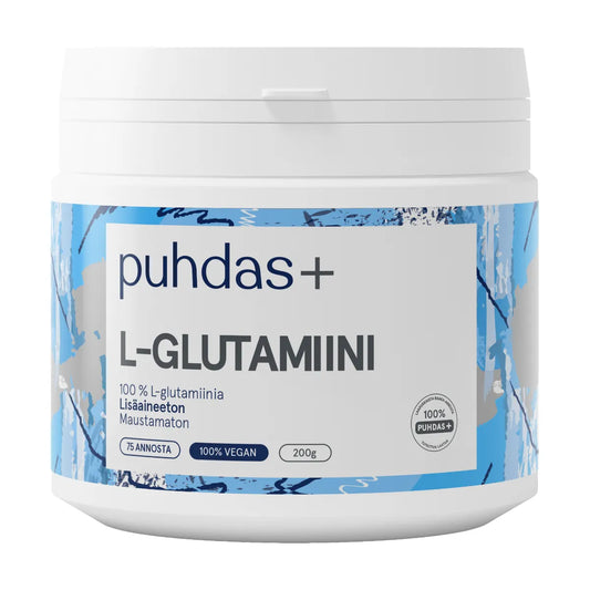 PUHDAS+ L-glutamiini 200 g