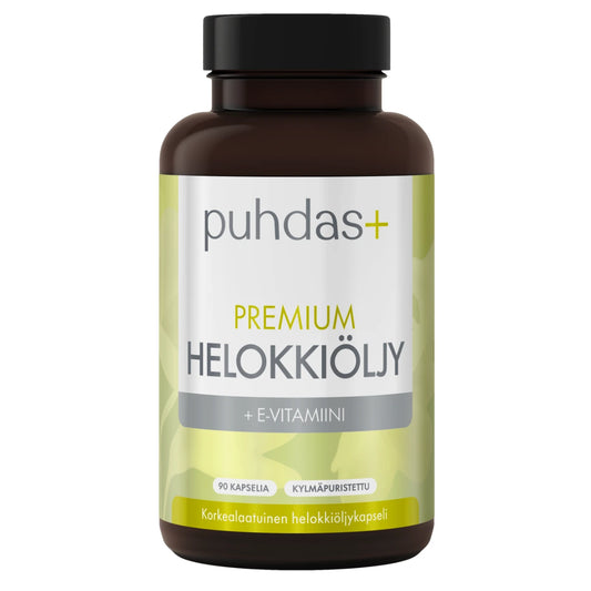 Puhdas+ Premium Helokkiöljy 90 kaps
