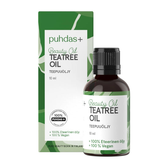 PUHDAS+ Tea Tree Oil teepuuöljy 10 ml