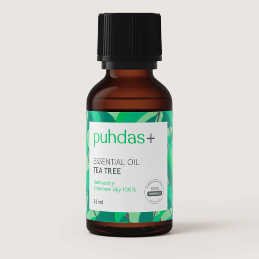 PUHDAS+ Tea Tree Oil teepuuöljy 25 ml