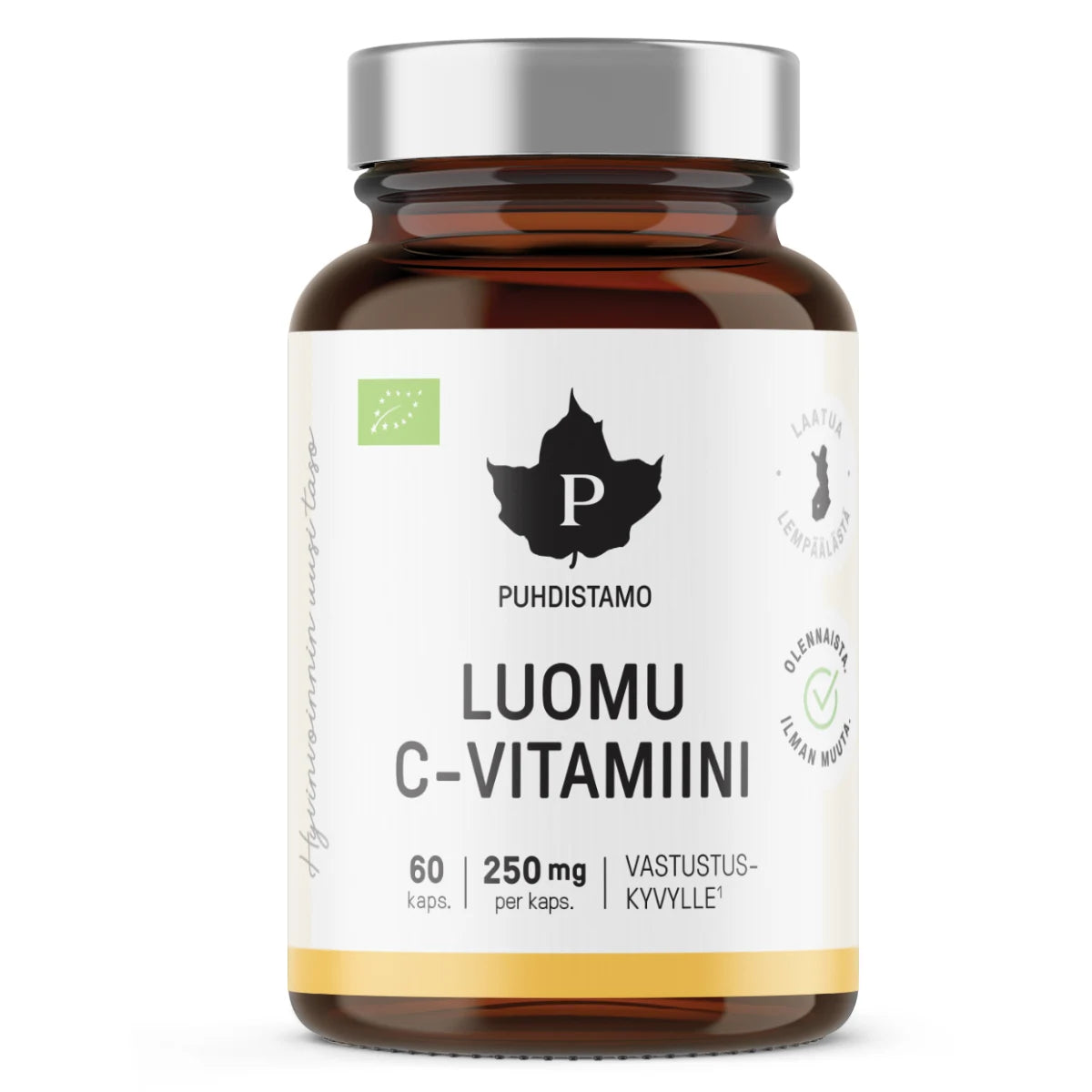 Puhdistamo Luomu C-vitamiini 60 kaps