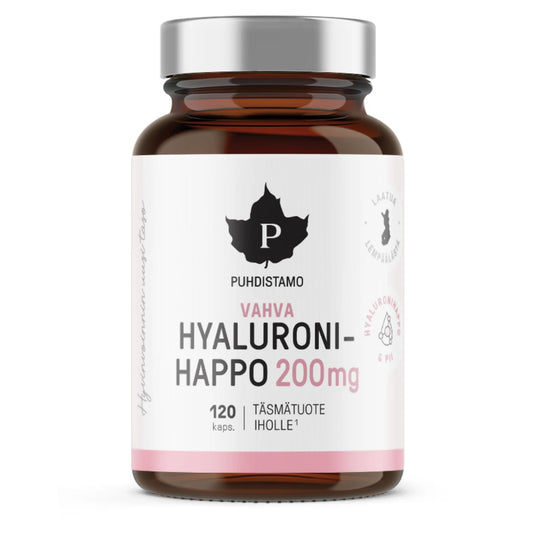 Puhdistamo Vahva Hyaluronihappo 120 kaps