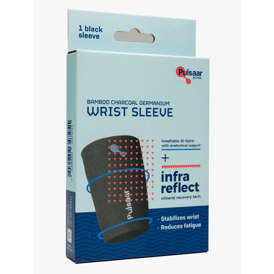 Pulsaar Active Bamboo Charcoal Germanium Wrist Sleeve Black L 1 kpl