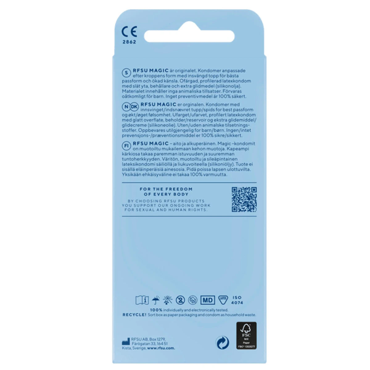RFSU Magic kondomi pakkaus