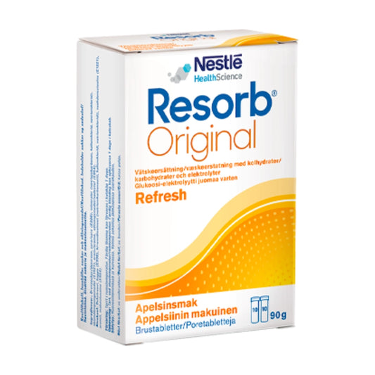 RESORB Original appelsiini glukoosi-elektrolyytti poretabletti 2x10 kpl
