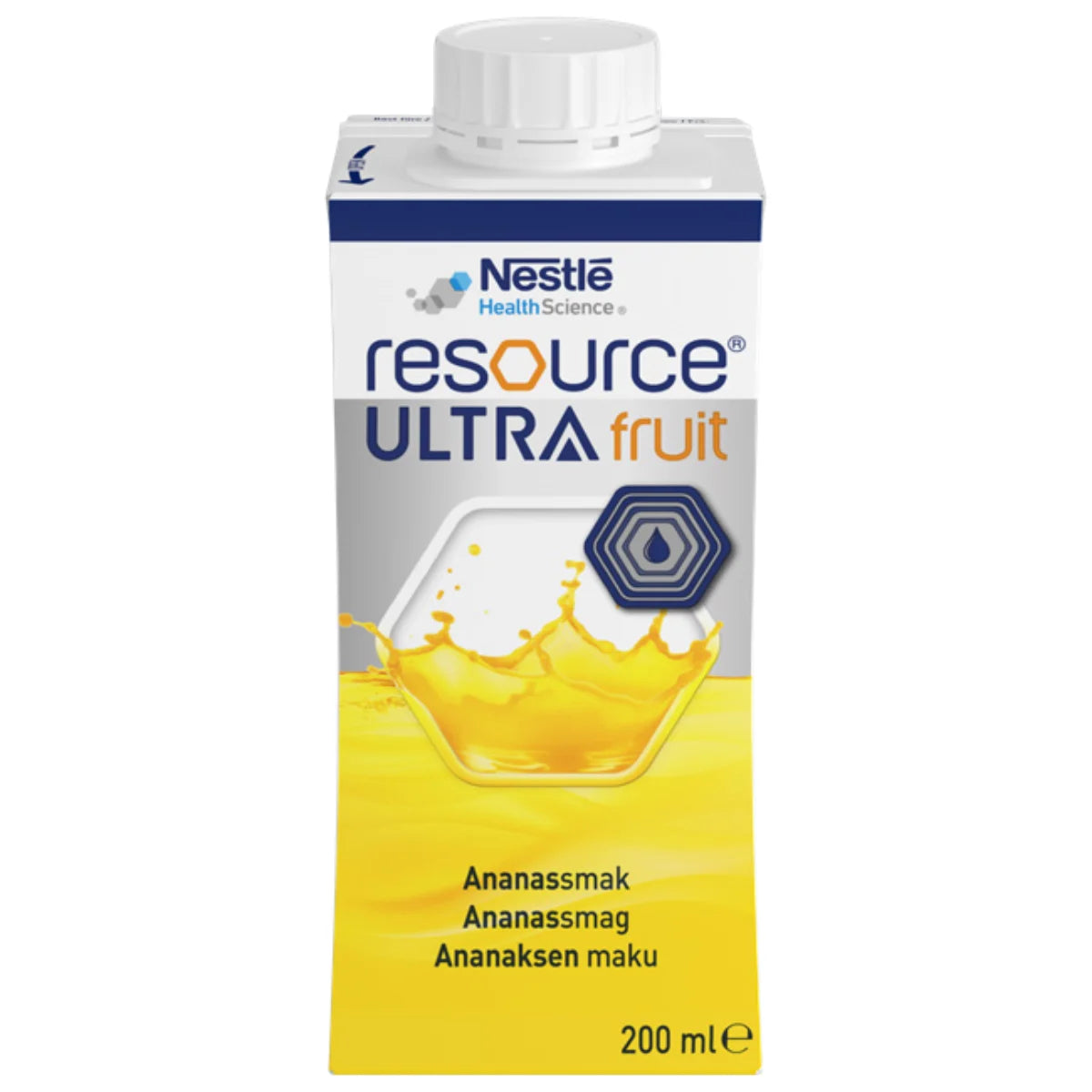 RESOURCE Ultra Fruit ananas 4x200 ml