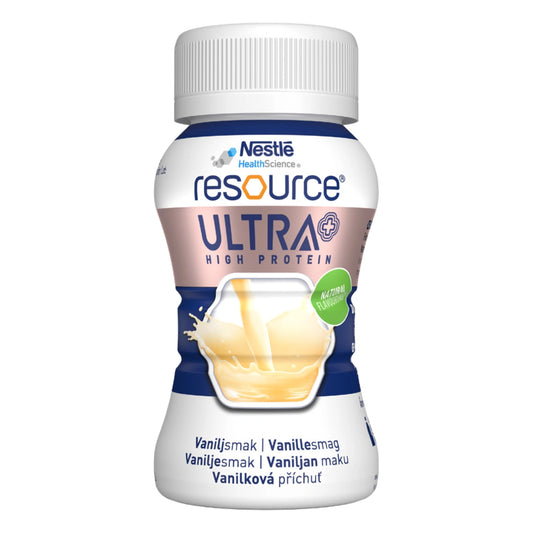 Resource Ultra Vanilja 4 x 125 ml runsasproteiininen tiivistetty ravintojuoma