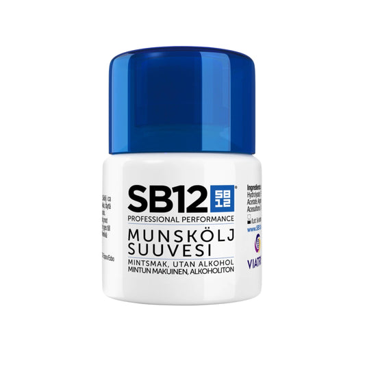 SB12 Mint/Menthol suuvesi 50 ml matkakokoinen suuvesi pahanhajuiseen hengitykseen