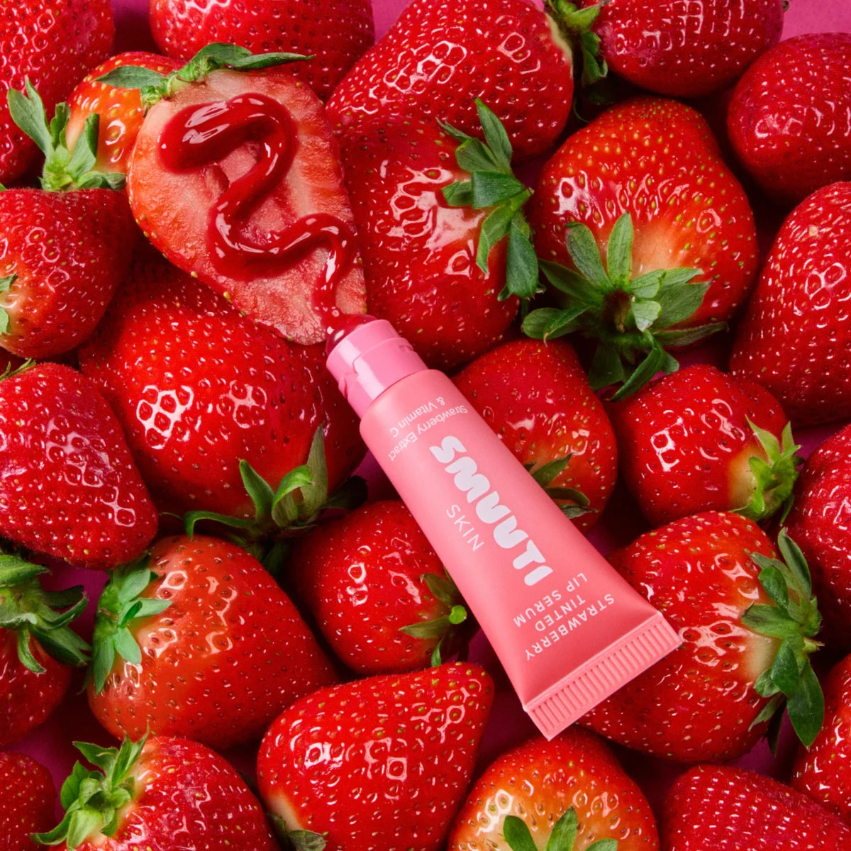 SMUUTI Skin Strawberry Tinted Lip Serum  huuliseerumi