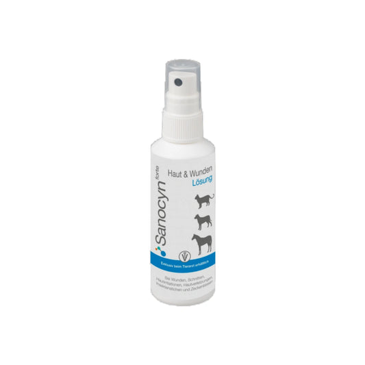 SANOCYN Forte Hydrohuuhde 75 ml 75 ml ihovaurioiden ja hyönteistenpuremien käsittelyyn lemmikin iholla