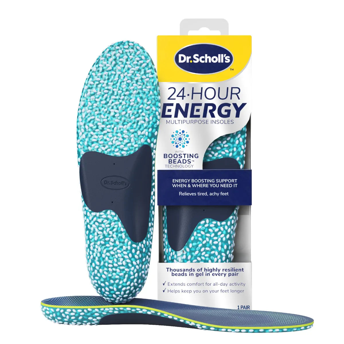 Scholl 24hr Energy pohjallinen Small 1 pari