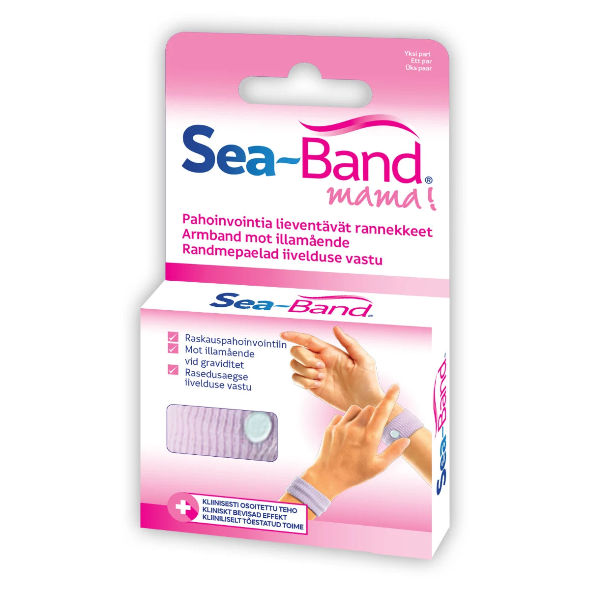 SEA-BAND Mama pahoinvointirannekkeet