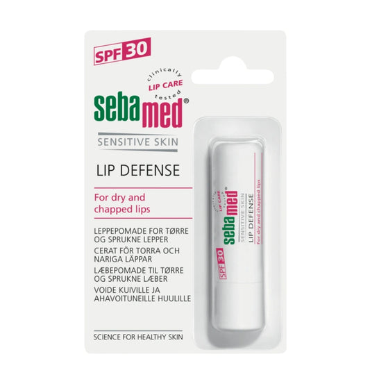 SEBAMED Lip Defence SPF30 huulivoide tehohoito rohtuneille huulille