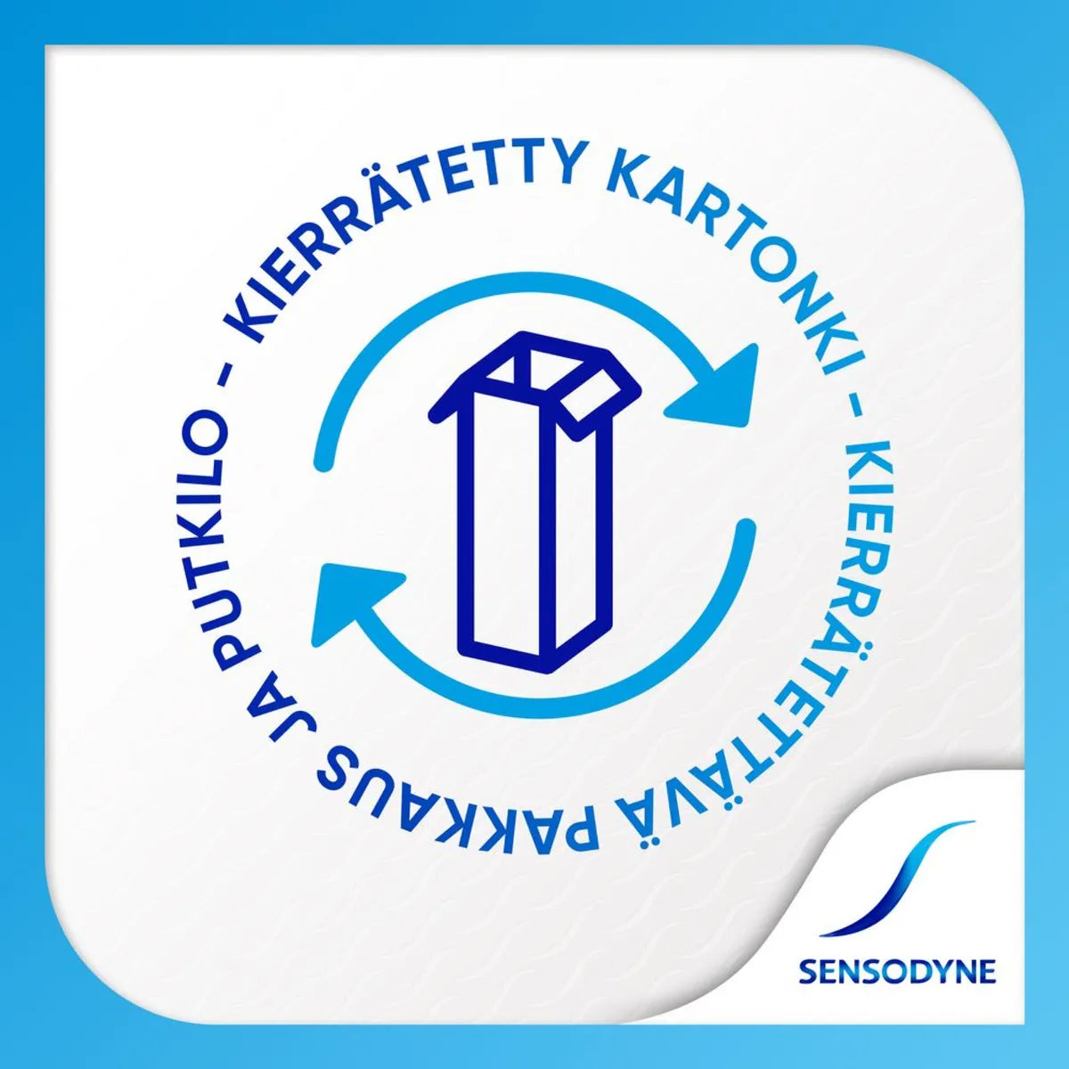 Sensodyne Rapid Relief hammastahna 75 ml kierrätettävä kartonki