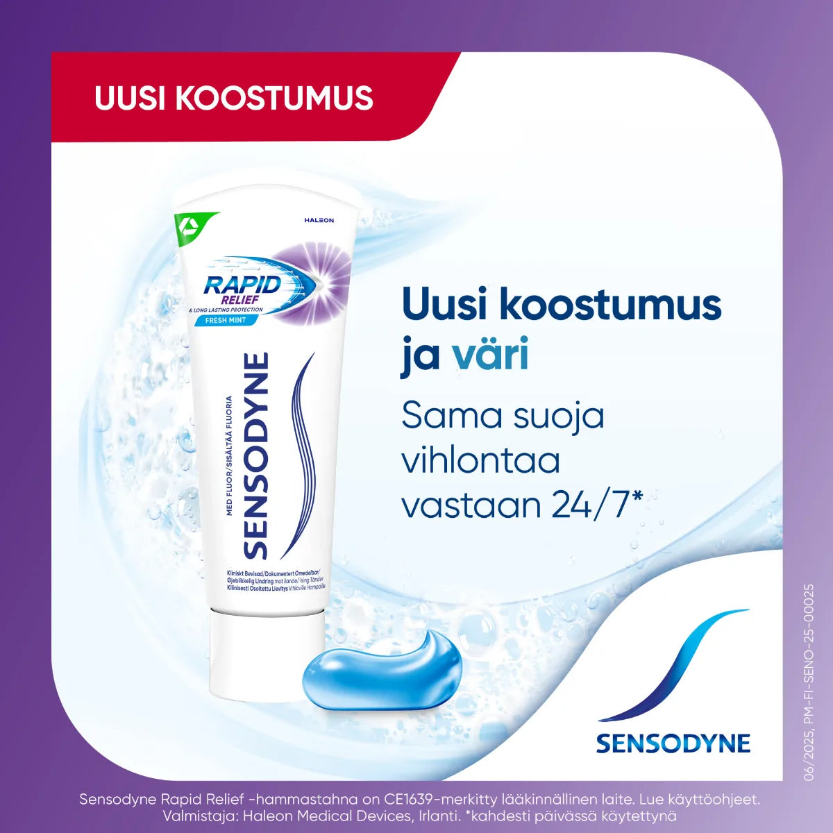 Sensodyne Rapid Relief hammastahna 75 ml uusi koostumus