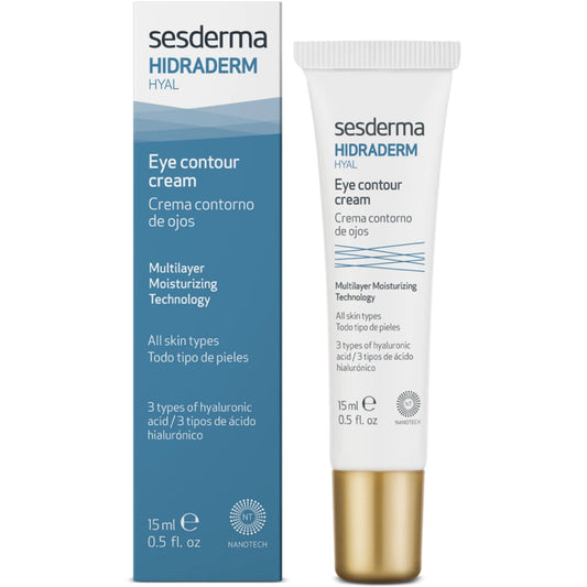 SESDERMA Hidraderm Hyal Eye Contour Cream 15 ml tehokosteuttava silmänympärysvoide