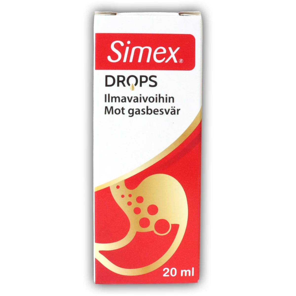 Simex Drops 20 ml tippamuotoinen valmiste ilmavaivoihin