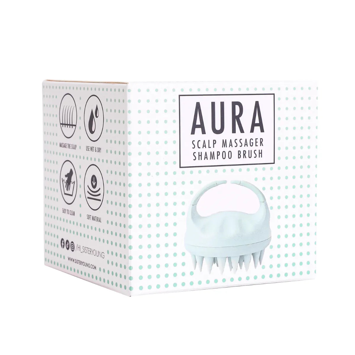 SisterYoung Aura Mint Shampooharja – pakkaus