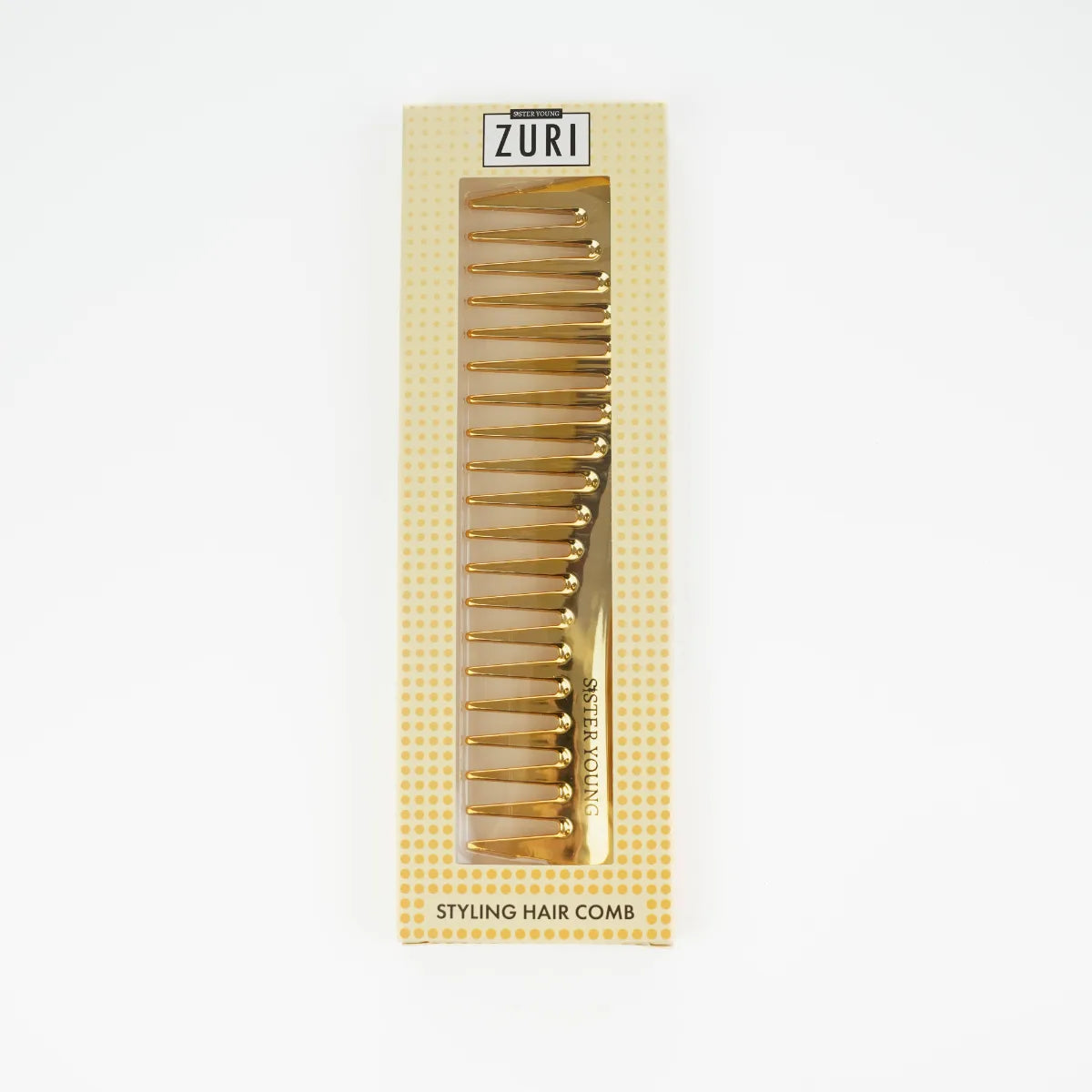 SisterYoung ZURI GOLD Hiuskampa – Tyylikäs kampa ammattimaiseen lopputulokseen