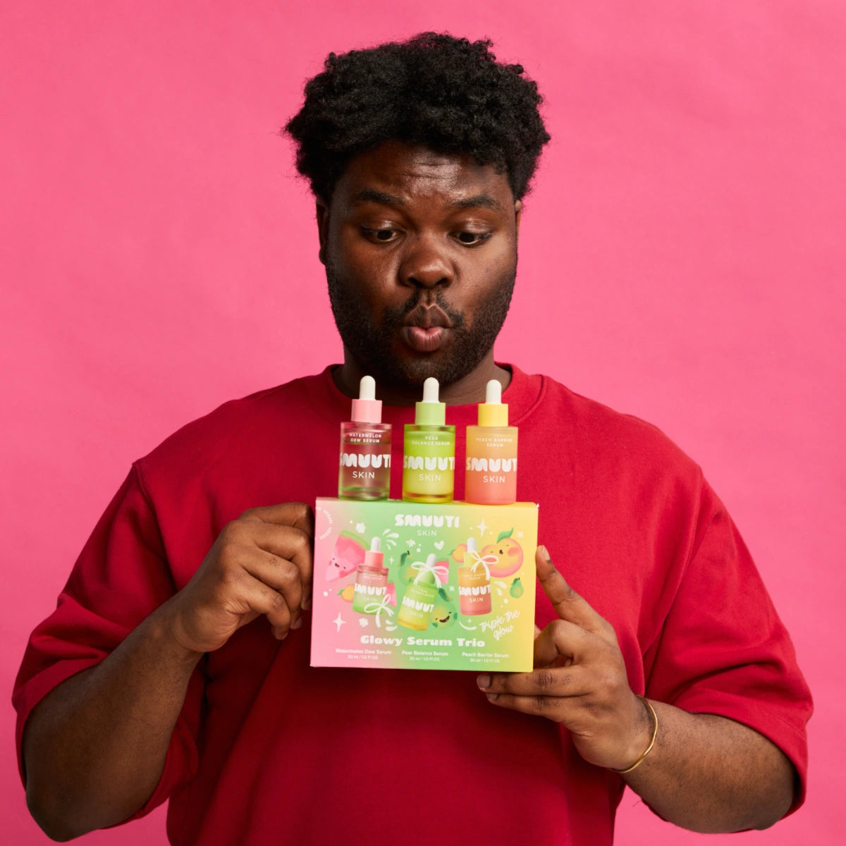 Smuuti Skin Glowy Serum Trio lahjapakkaus