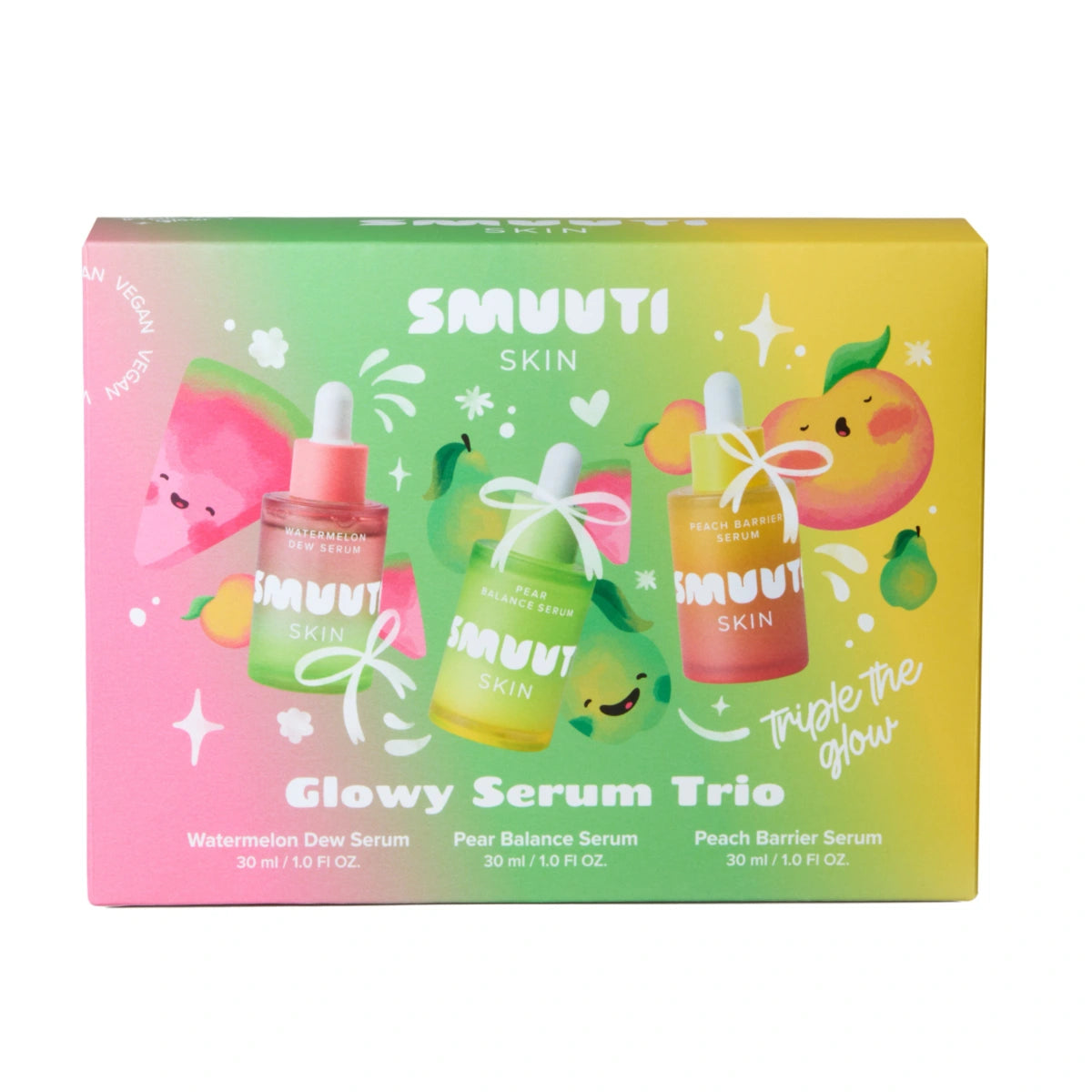Smuuti Skin Glowy Serum Trio