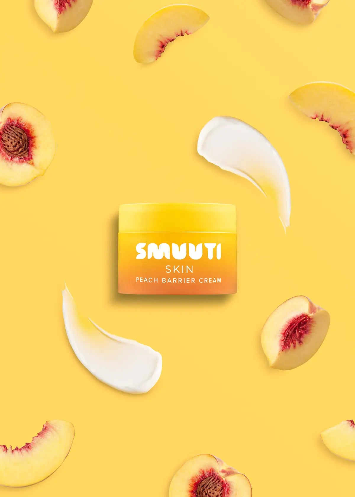 Smuuti Skin Peach Barrier Cream 50 ml sisältää persikkauutetta