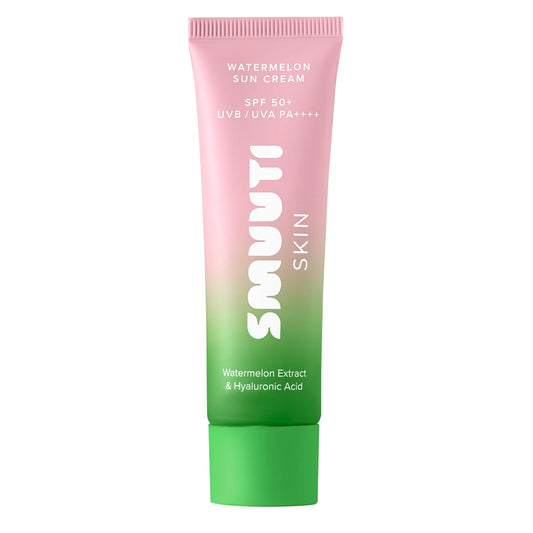 Smuuti Skin Watermelon Sun Cream SPF50 50 ml – Tehokas aurinkosuoja kasvoille ilman kompromisseja