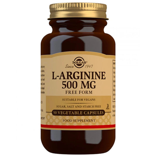 SOLGAR L-Arginiini 500 mg kapseli 50 kpl