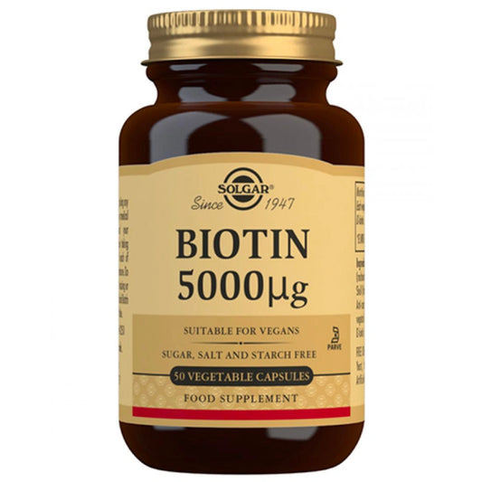 SOLGAR Biotiini 5000 μg kapseli 50 kpl