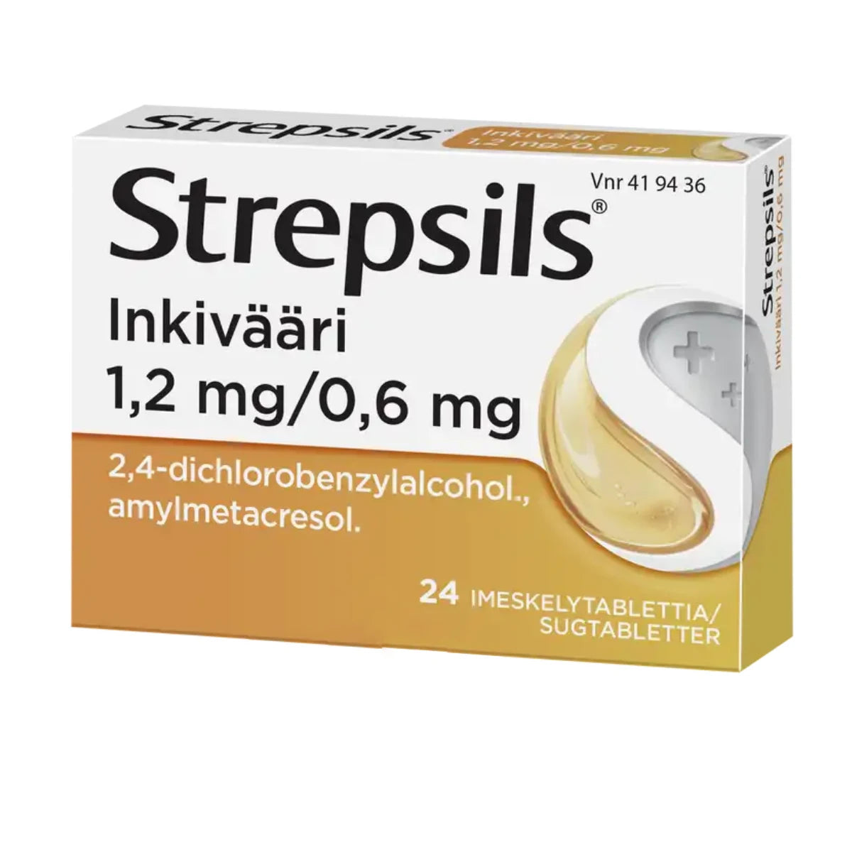 STREPSILS Inkivääri 0,6 mg/1,2 mg imeskelytabletti 24 kpl