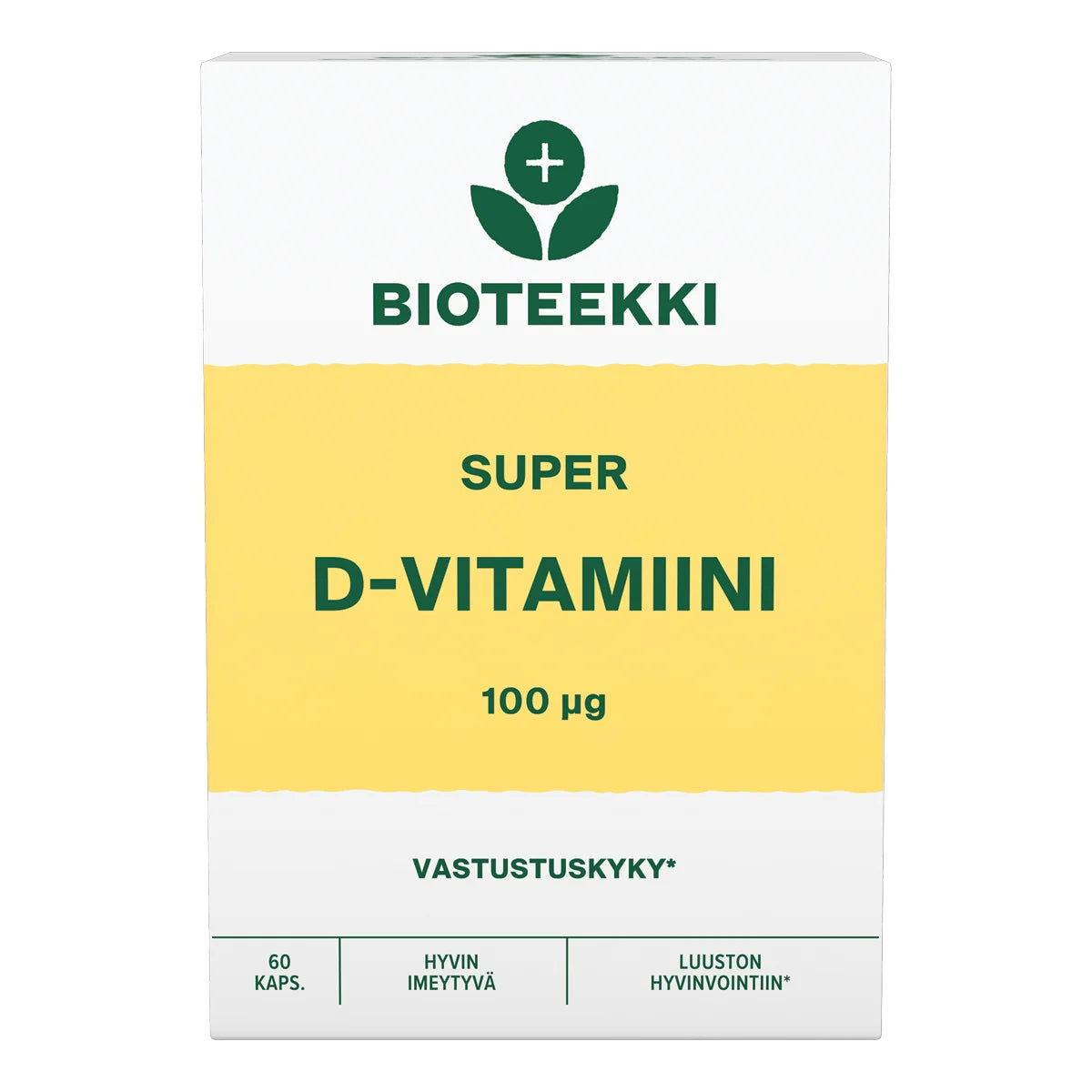 SUPER D-vitamiini 100 mikrog kapseli 60 kpl