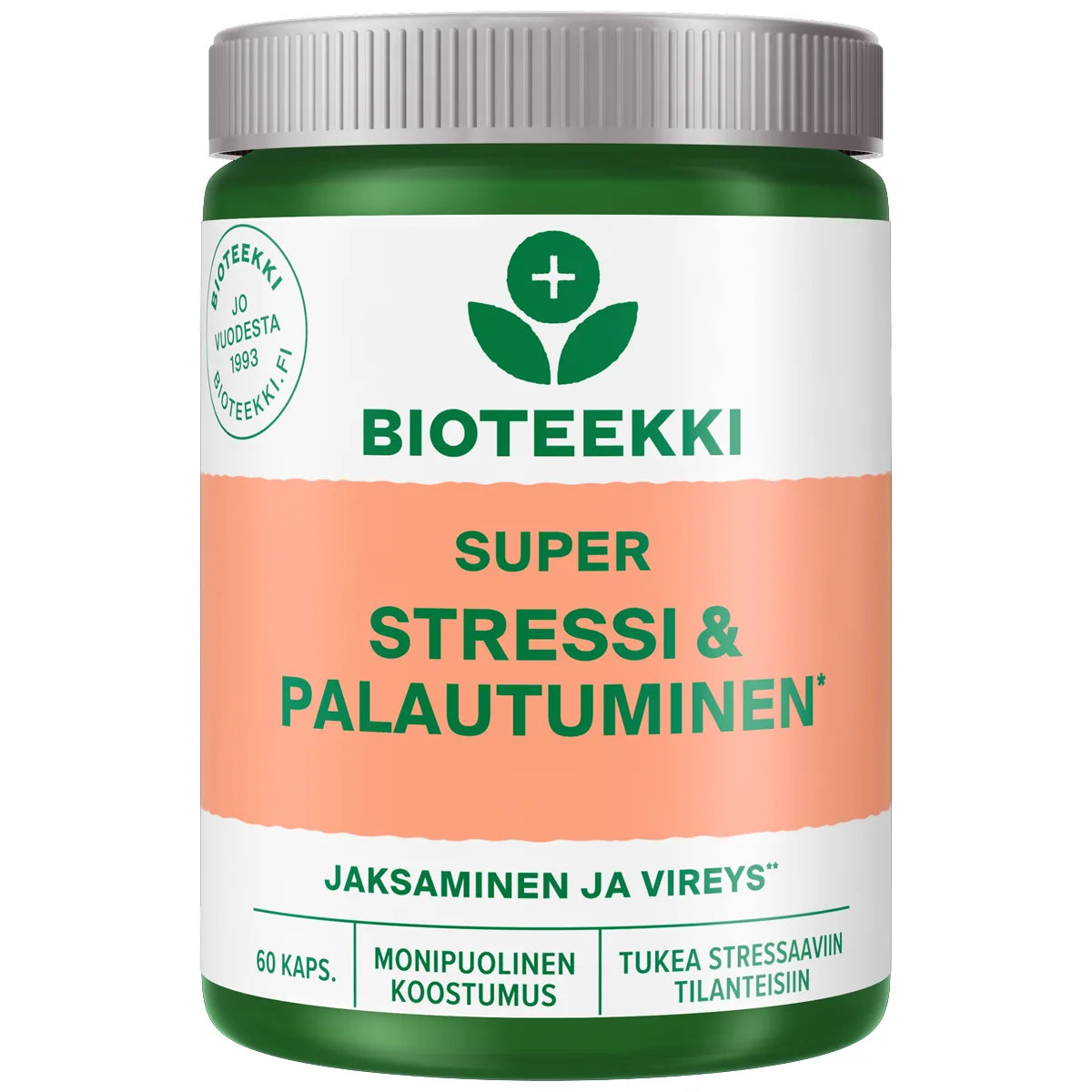 Super Stressi & Palautuminen kapseli 60 kpl