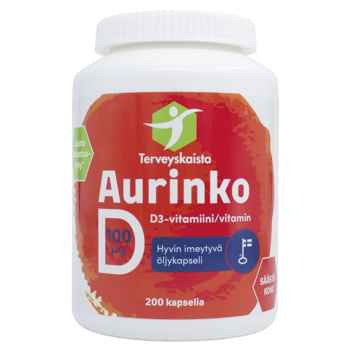 TERVEYSKAISTAN Aurinko D 100 Mikrog ljykapseli 200 Kpl Nettiapteekki fi TERVEYSKAISTAN Aurinko D 100 Mikrog ljykapseli 200 Kpl Nettiapteekki fi