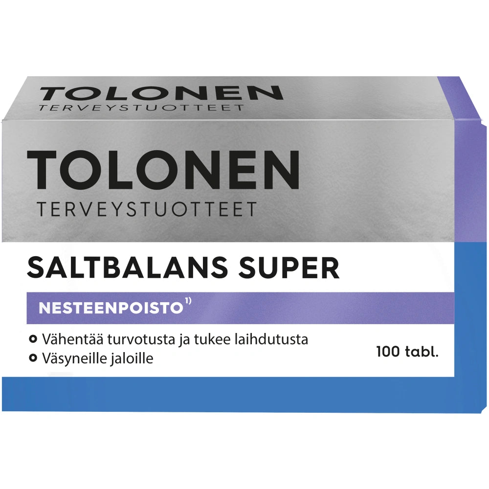 TOLONEN Saltbalans Super tabletti 100 kpl kivennäisaine-yrttiuutetabletti
