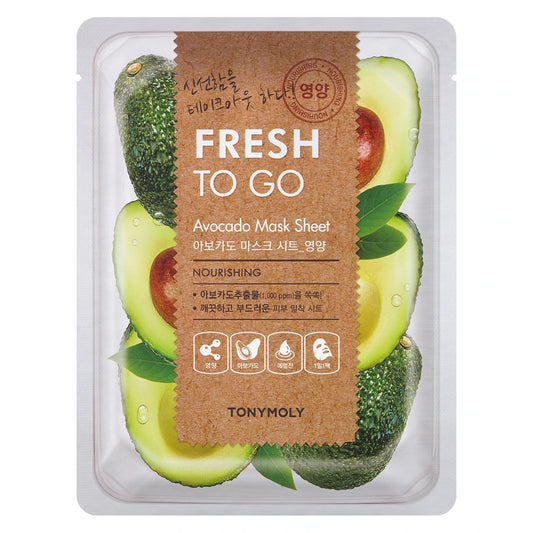 TONYMOLY Fresh To Go Avocado Mask Sheet 1 kpl