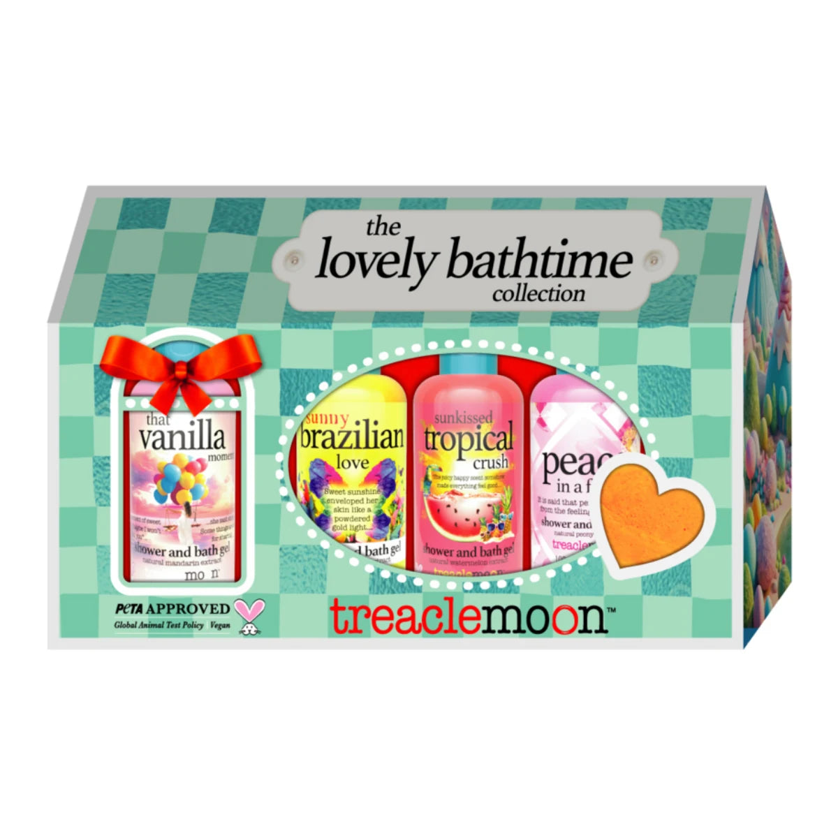 Treaclemoon Lovely Bathtime Collection – suihku- ja kylpygeelien sekä kylpypommin lahjapakkaus