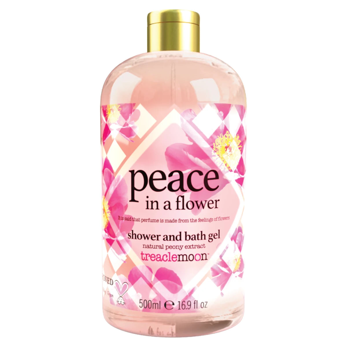Treaclemoon Peace In A Flower Shower Gel 500 ml – kukkaistuoksuinen vegaaninen suihkugeeli