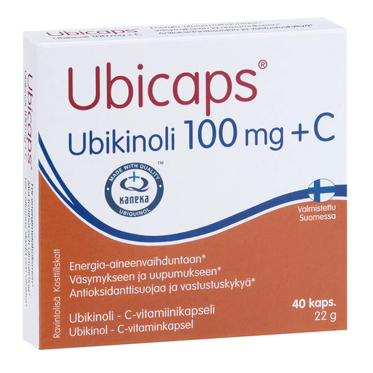 Ubicaps Ubikinoli 100 mg + C 40 kaps