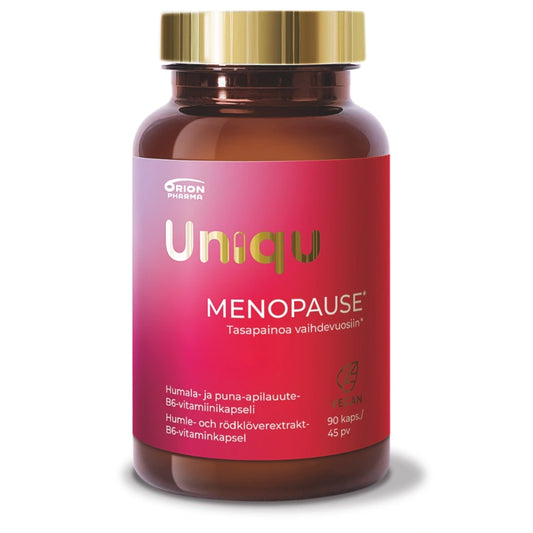 UNIQU Menopause kapseli 90 kpl tasapainoa vaihdevuosiin.