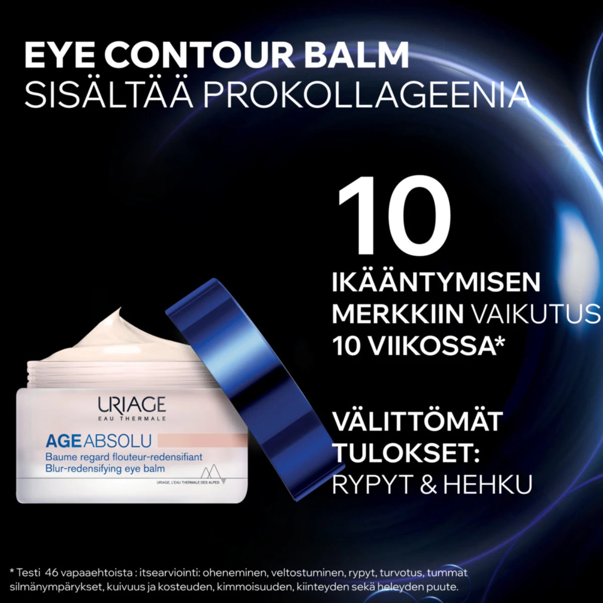 Uriage Age Absolu Blur-Redensifying Eye Balm sisältää prokollageenia