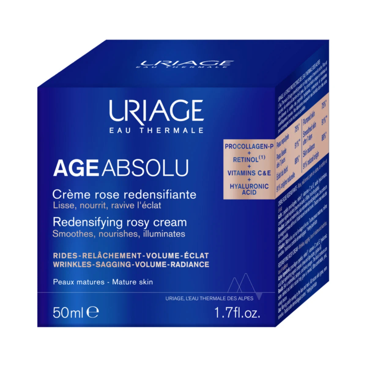 Uriage Age Absolu Redensifying Rosy Cream 50 ml silottava päivävoide