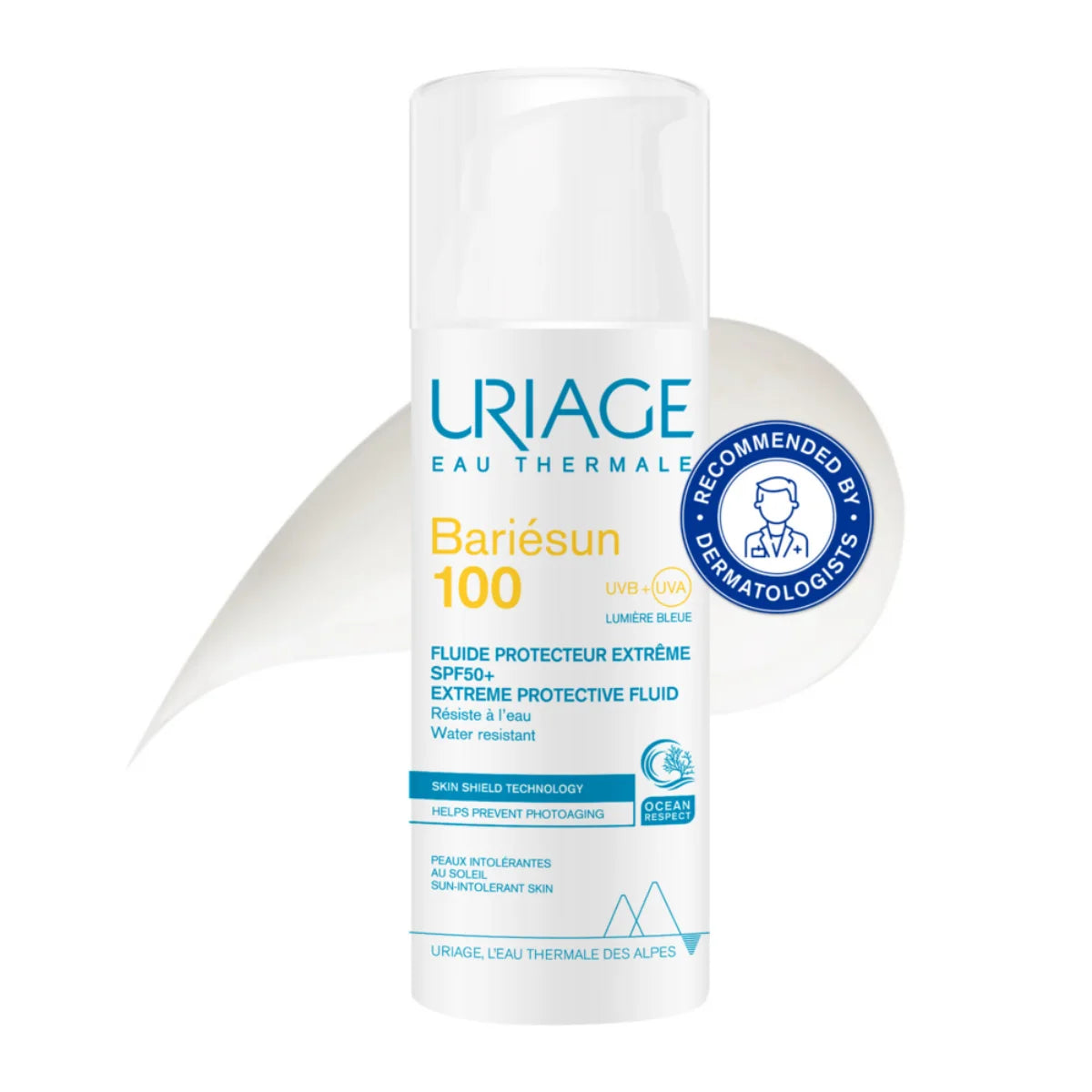 Uriage Bariesun 100 Extreme Protective fluid SPF50+ ihotautilääkärien suosittelema