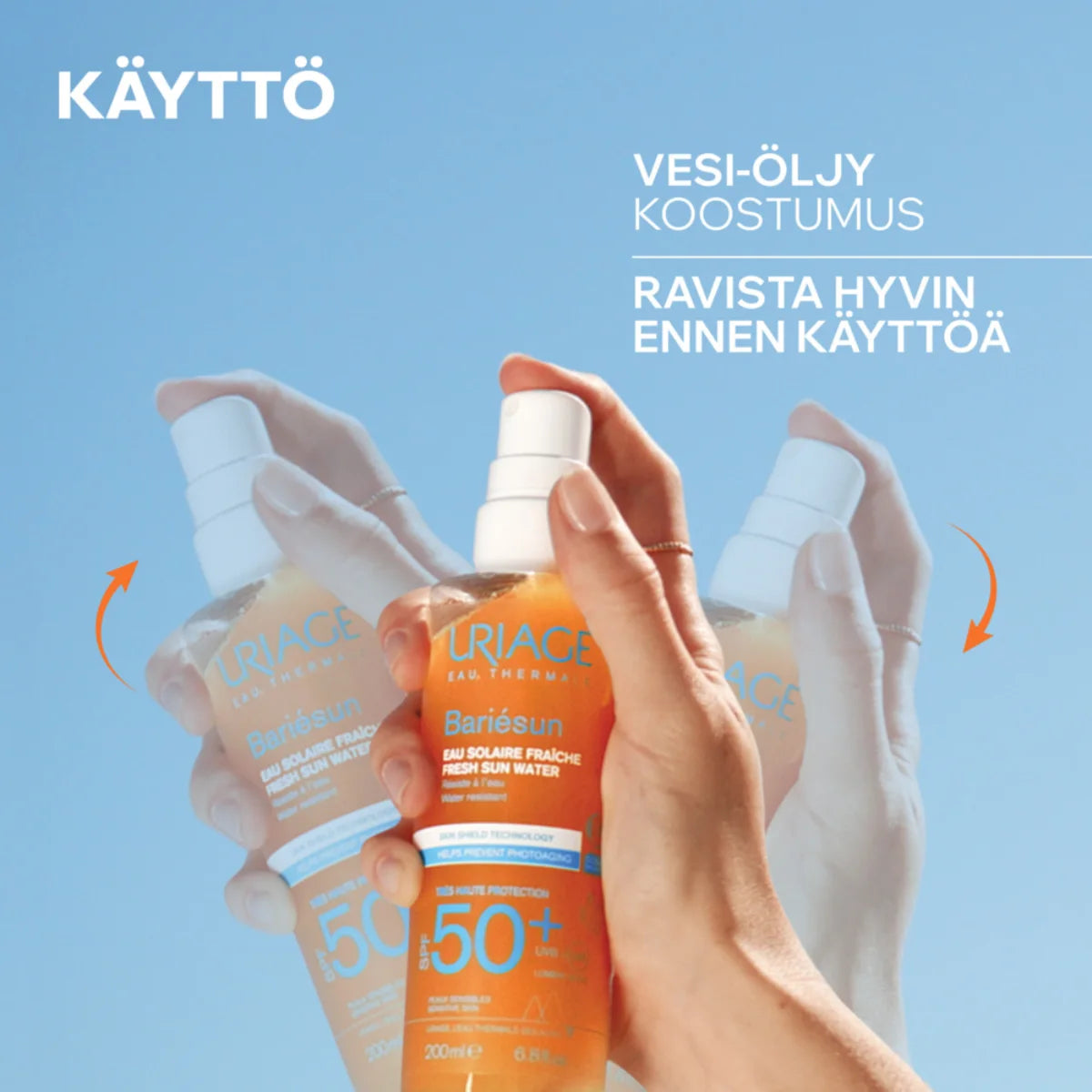 Uriage Bariesun SPF50+ Fresh Sun Water 200 ml