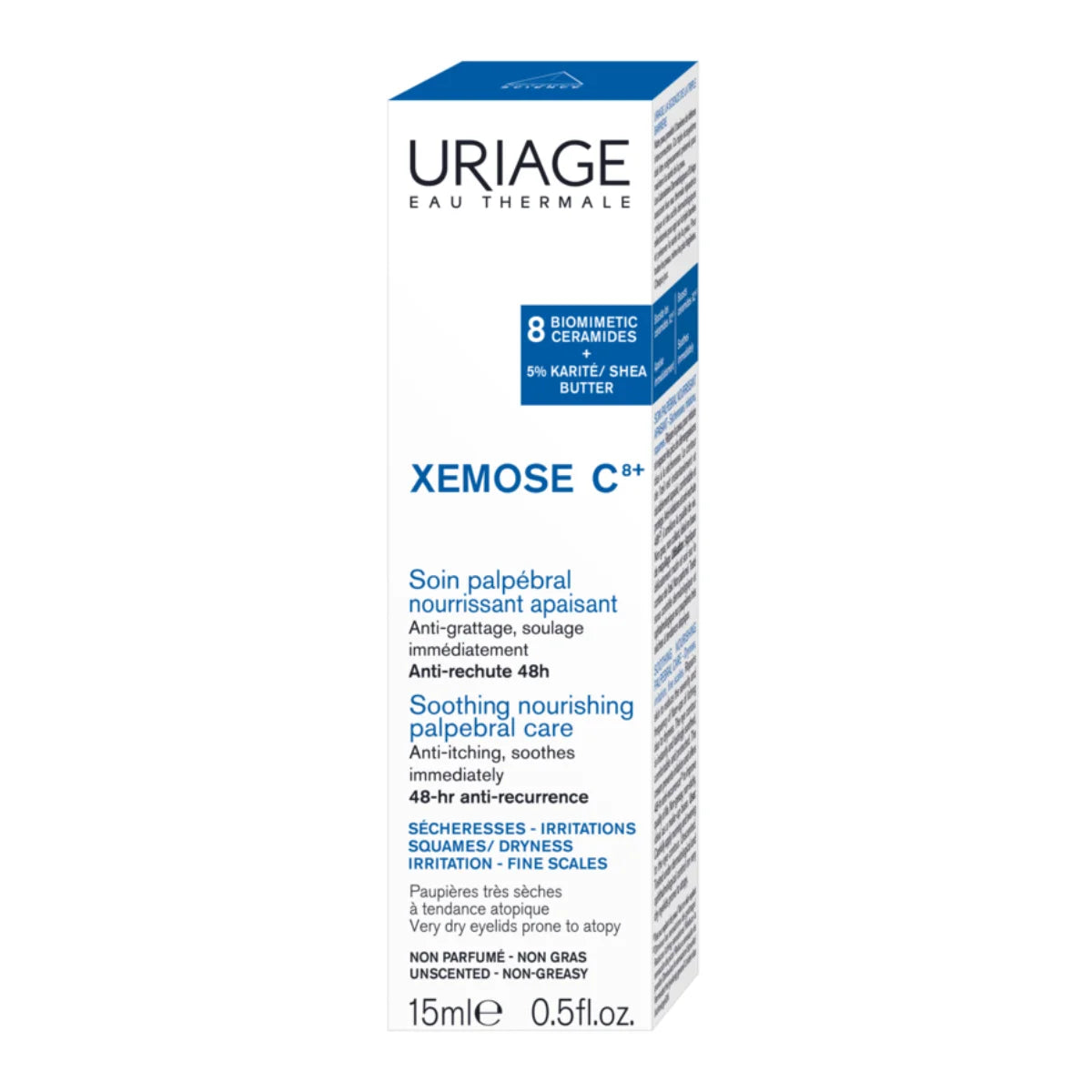 Uriage Xemose C8+ Palpebral Care pakkaus